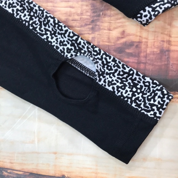 SOLD! Nike Mezzo Leopard Black Legging Barre Yoga - Picture 4 of 8